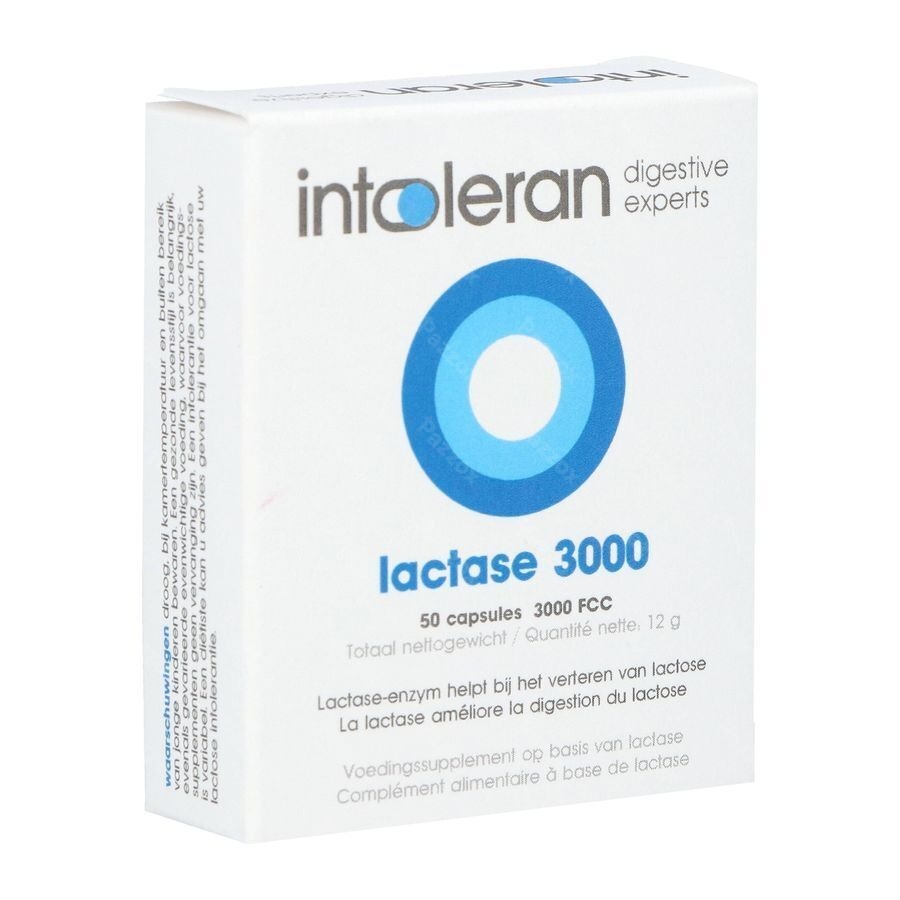 Intoleran Lactase 3000 50 Capsules