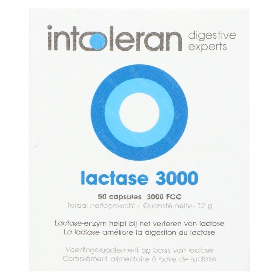 Intoleran Lactase 3000 50 Capsules
