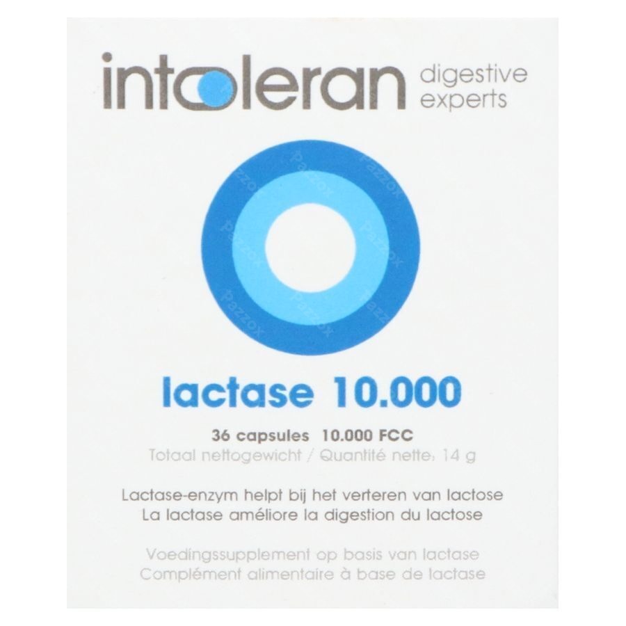 Intoleran Lactase 10 000 36 Capsules