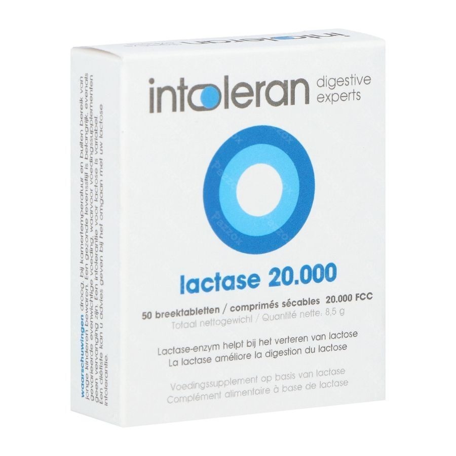 Intoleran Lactase 20 000 50 Tabletten