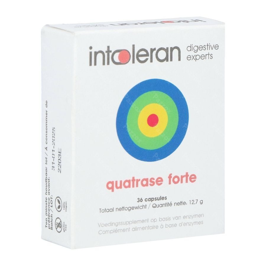 Intoleran Quatrase Forte 36 Capsules