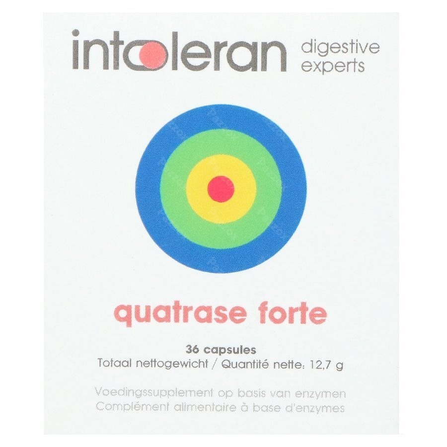 Intoleran Quatrase Forte 36 Capsules