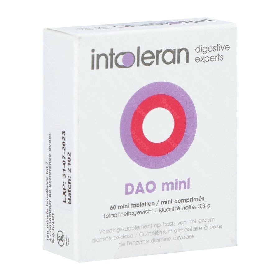 Intoleran Dao Mini 60 Tabletten