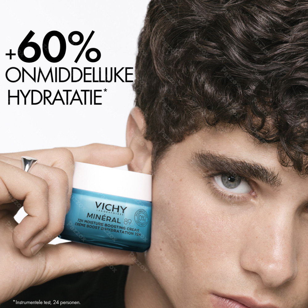 Vichy Minéral 89 72u Hydraterende Boost Crème Zonder Parfum 50ml