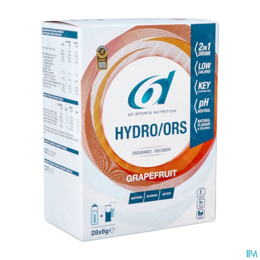 6d Hydro Ors Grapefruit Zakje 28x6g