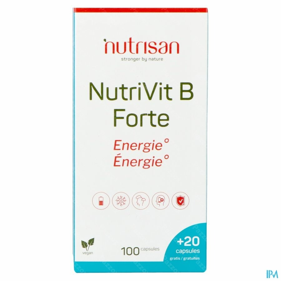 Nutrivit B Forte V-caps 100+20 Gratis Nutrisan