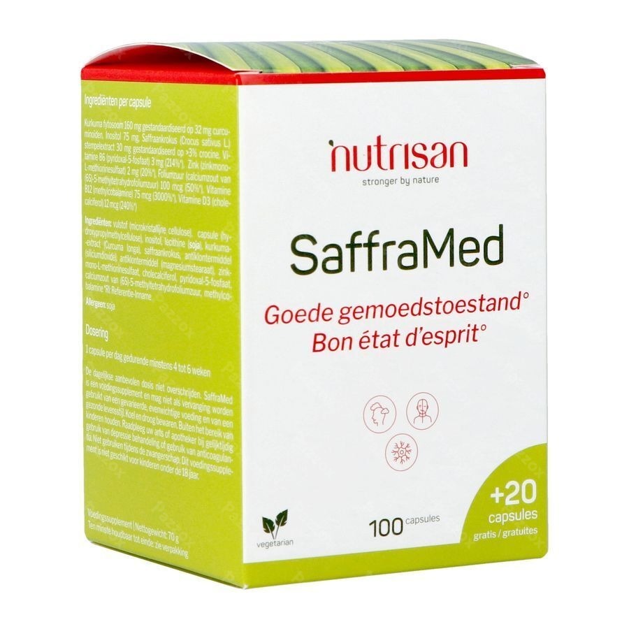 Nutrisan Safframed V-caps 100+20 Gratis