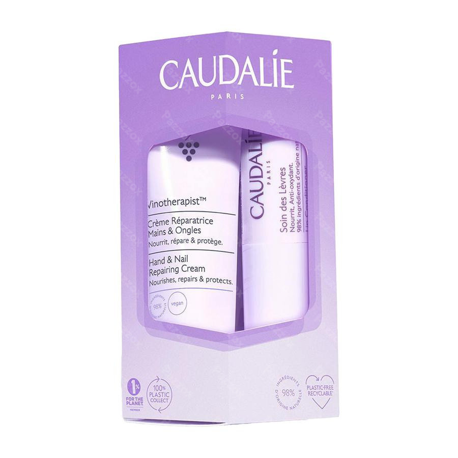Caudalie Vinotherapist Duo Handen & Lippen 30ml + 4.5g 1+1 Gratis