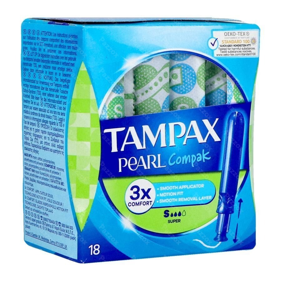 Tampax Pearl Compak Super 18