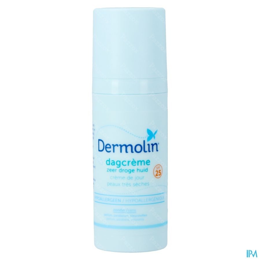 Dermolin Dagcrème Zeer Droge Huid en Gevoelige Huid 50ml