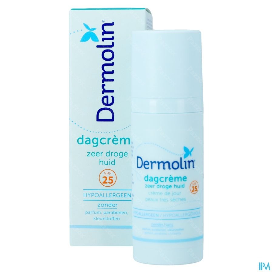 Dermolin Dagcrème Zeer Droge Huid en Gevoelige Huid 50ml