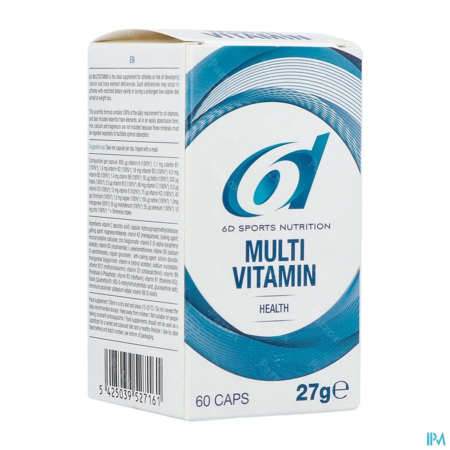 6D Multivitamines 60 Capsules