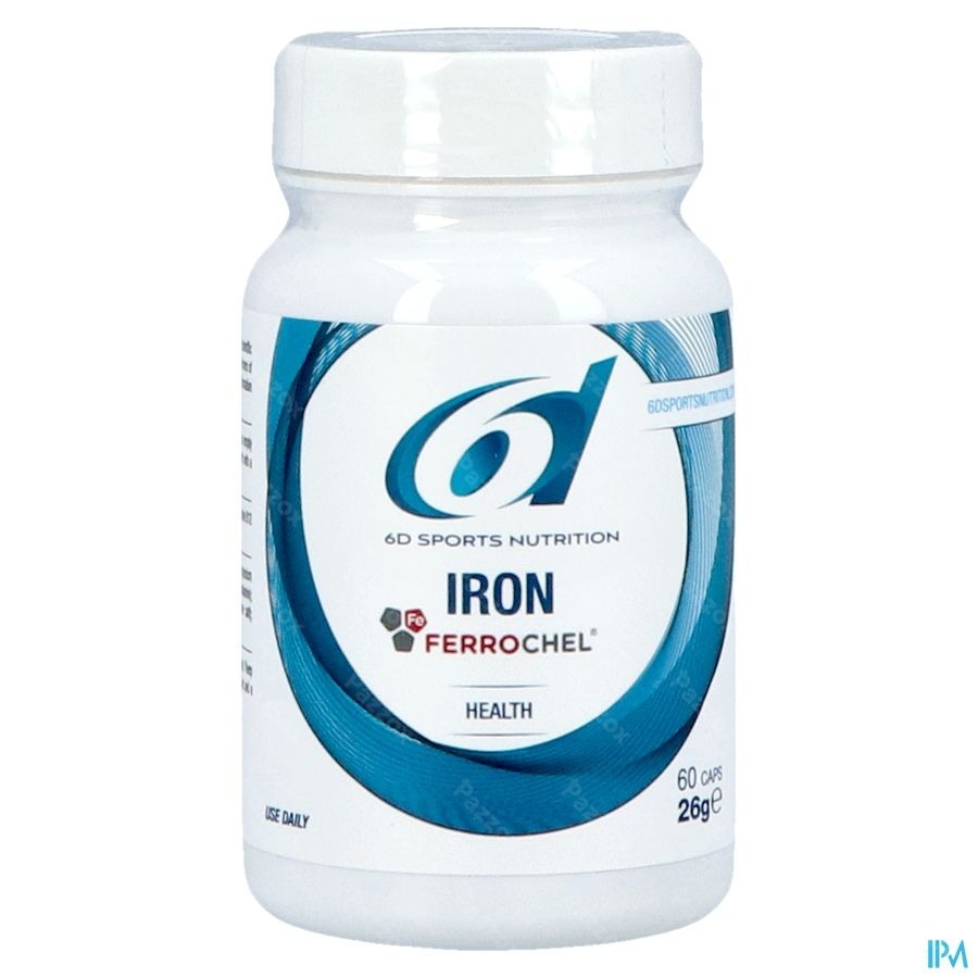 6D Iron Ferrochel 60 Capsules