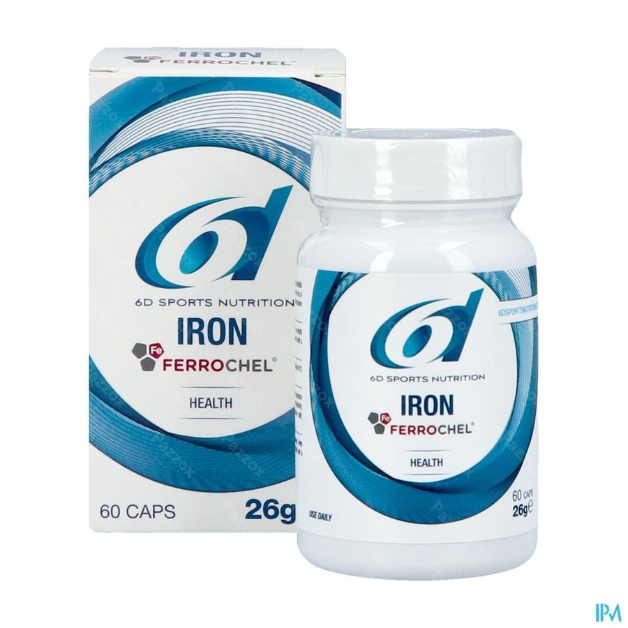 6D Iron Ferrochel 60 Capsules