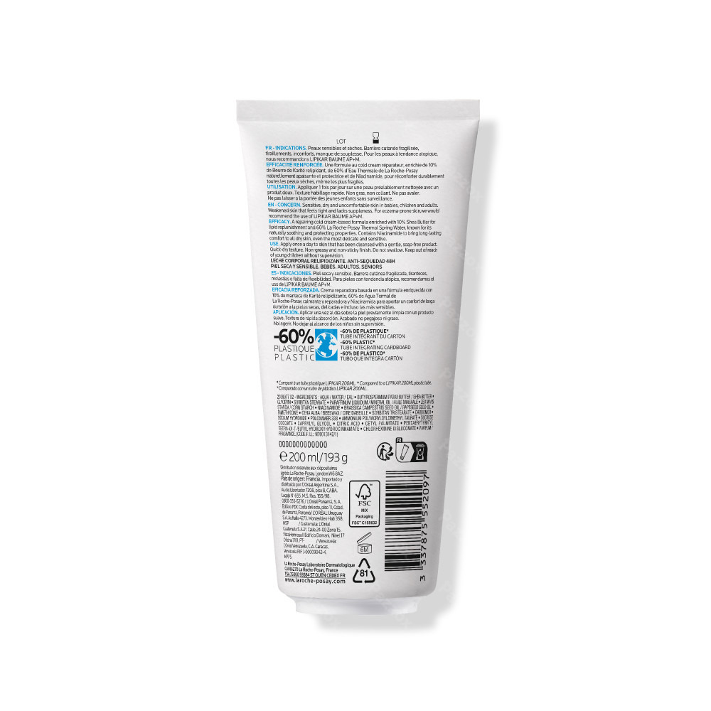 La Roche-Posay Lipikar Melk Ap Eco 200ml