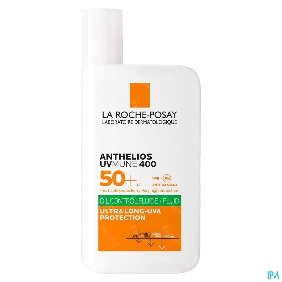 La Roche-Posay Anthelios Uvmune Onzichtbare Fluide Oil Control SPF50+ 50ml