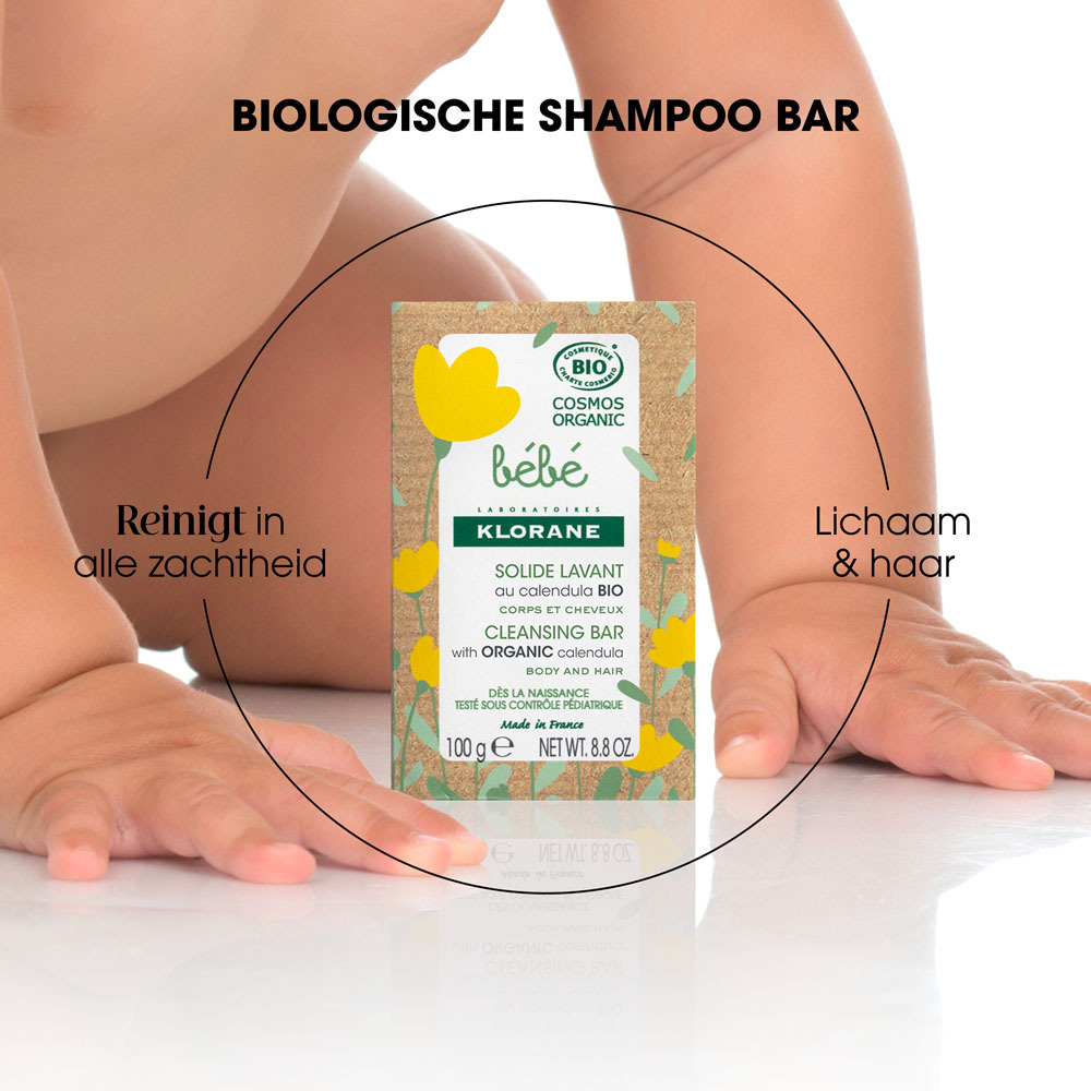 Klorane Bb Shampoobar Lichaam&haar 100g