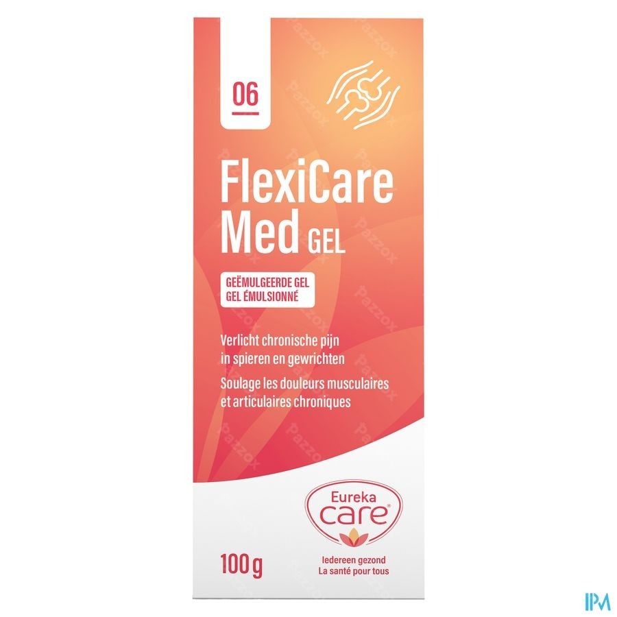 Eureka Care Flexicare Med Gel Chronische Spier- en Gewrichtspijn 100g