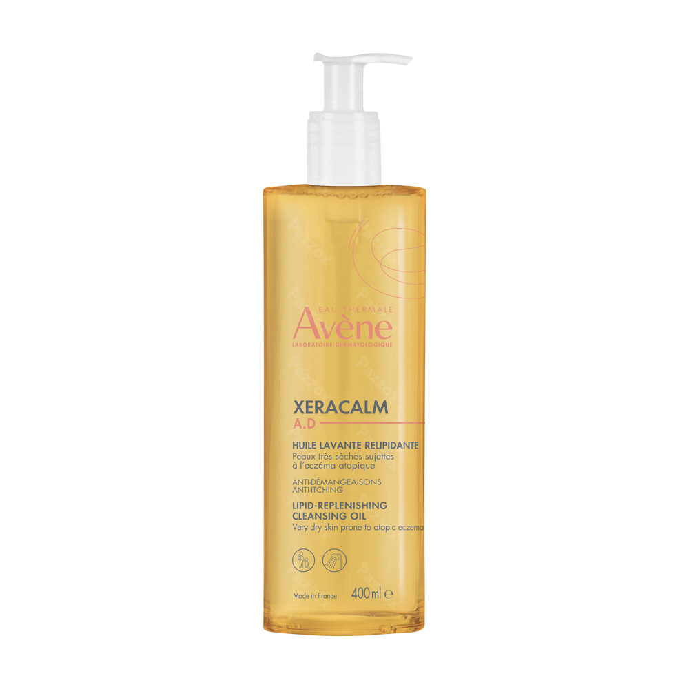Avène XeraCalm A.D Relipiderende reinigende Olie, Zeer droge huid met neiging tot atopisch eczeem en jeuk 400ml