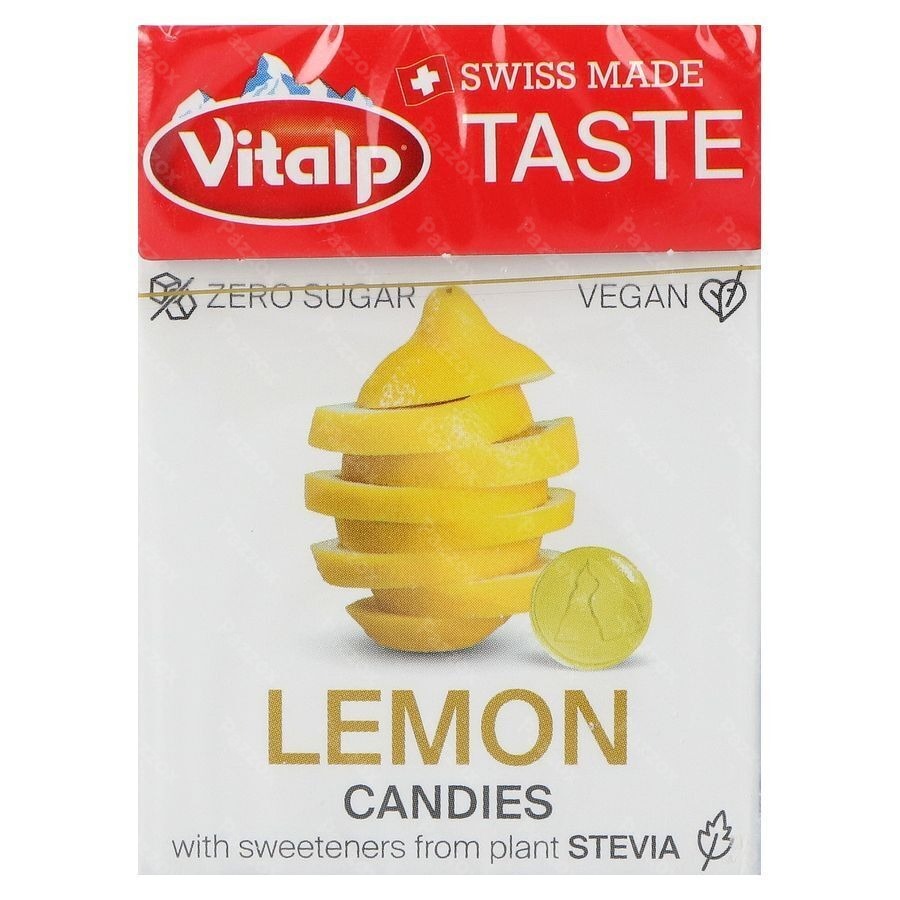 Vitalp Snoepje Citroen Z/suiker Stevia 25g