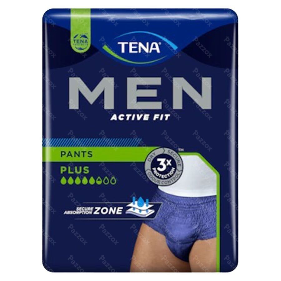 Tena Men Active Fit Pants Plus Blauw l/xl10 772610