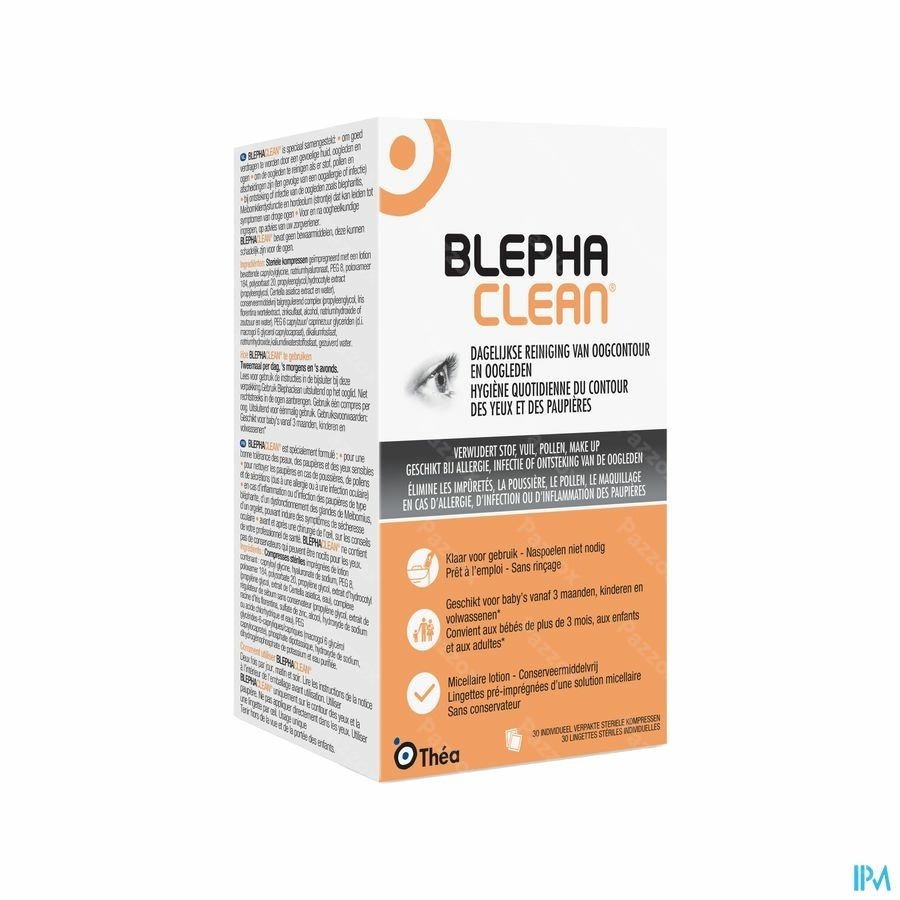 Blephaclean 30 Steriele Oogkompressen