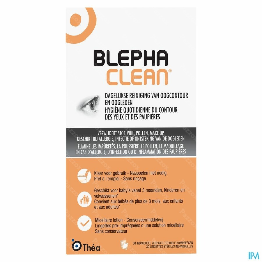 Blephaclean 30 Steriele Oogkompressen