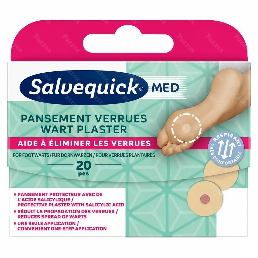 Salvequickmed Wratten 20 Pleisters