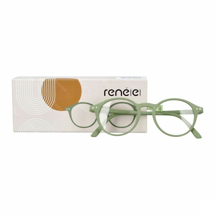 RenÉ(e) Bril Re-y05 Monstera Leaf Green +2