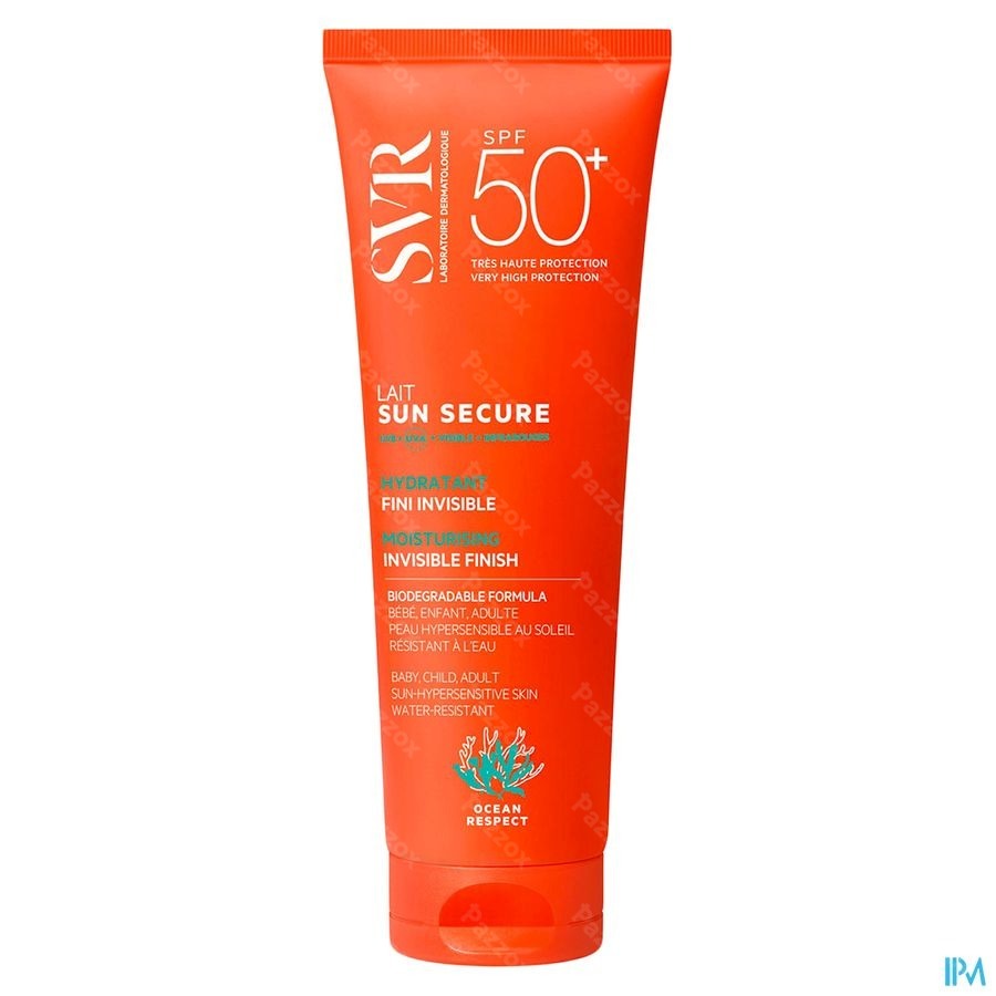 SVR Sun Secure Zonnemelk Zonder Parfum SPF50+ 250ml