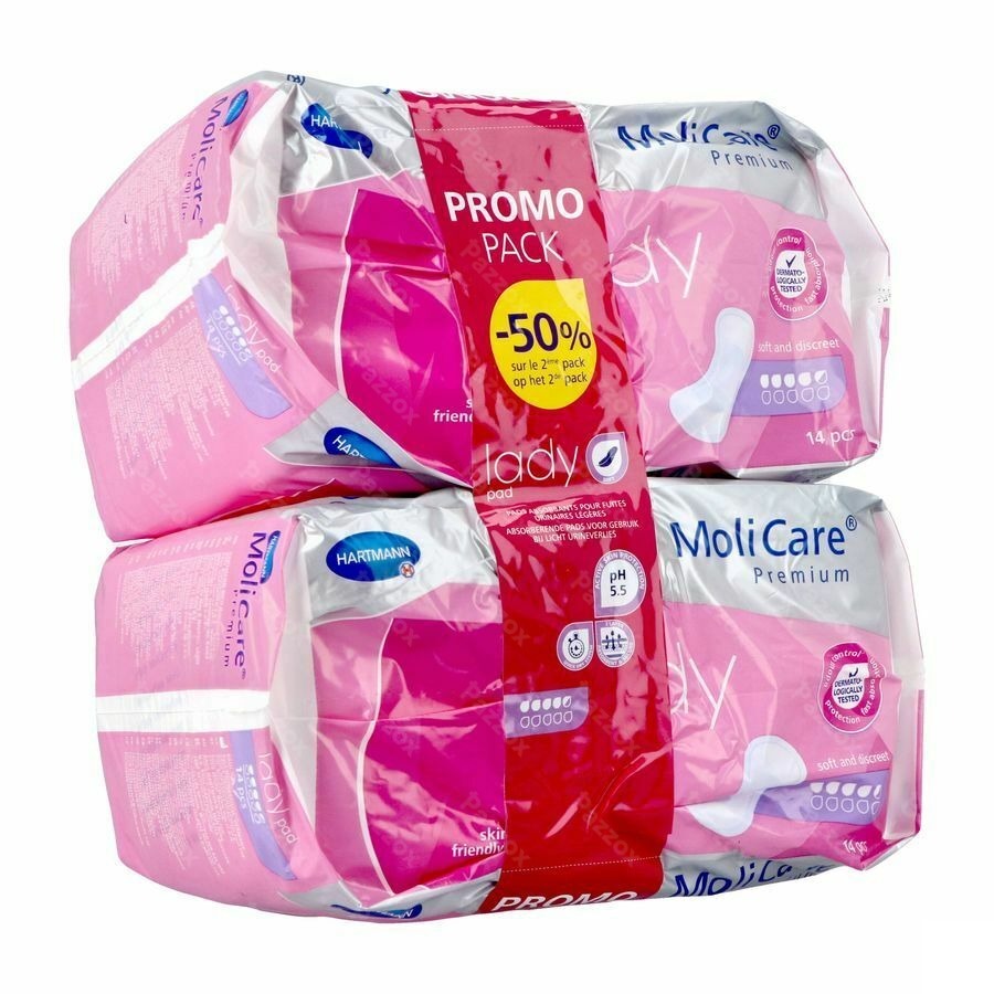 Molicare Premium Lady Pad 4,5 Drops 2x14 Promopack
