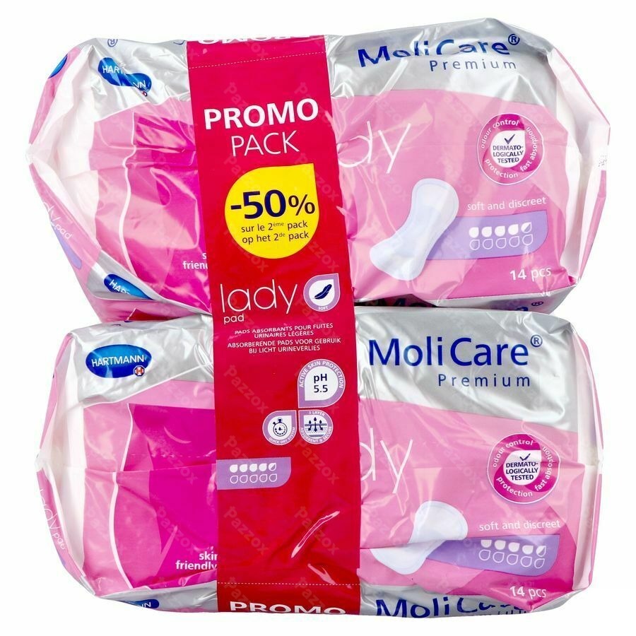 Molicare Premium Lady Pad 4,5 Drops 2x14 Promopack