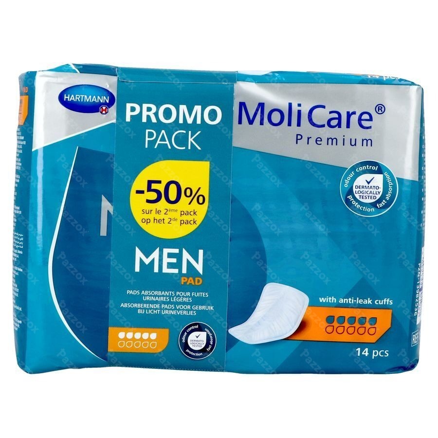 Molicare Premium Men Pad 5 Drops 2x14 Promopack
