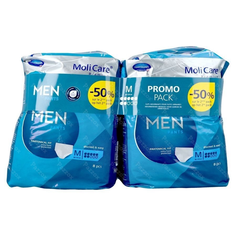 Molicare Premium Men Pants 7 Drops M 2x8 Promopack