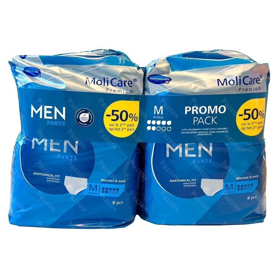 Molicare Premium Men Pants 7 Drops M 2x8 Promopack