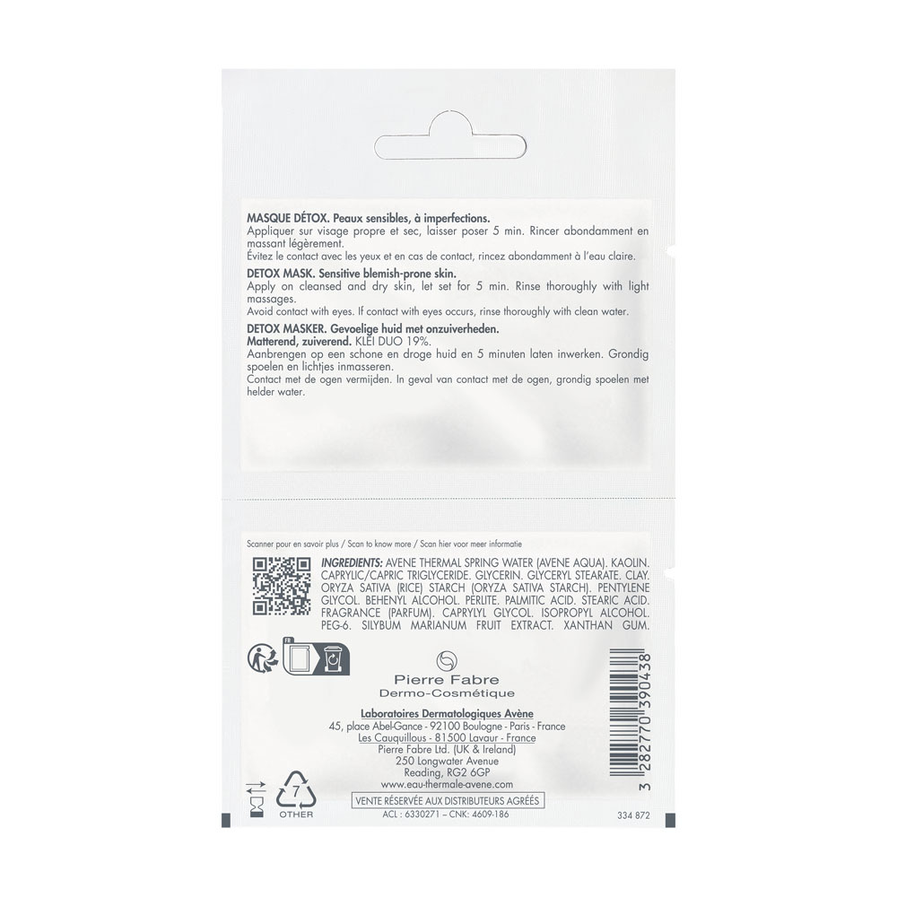 Avene Cleanance Detox Masker 2x6ml