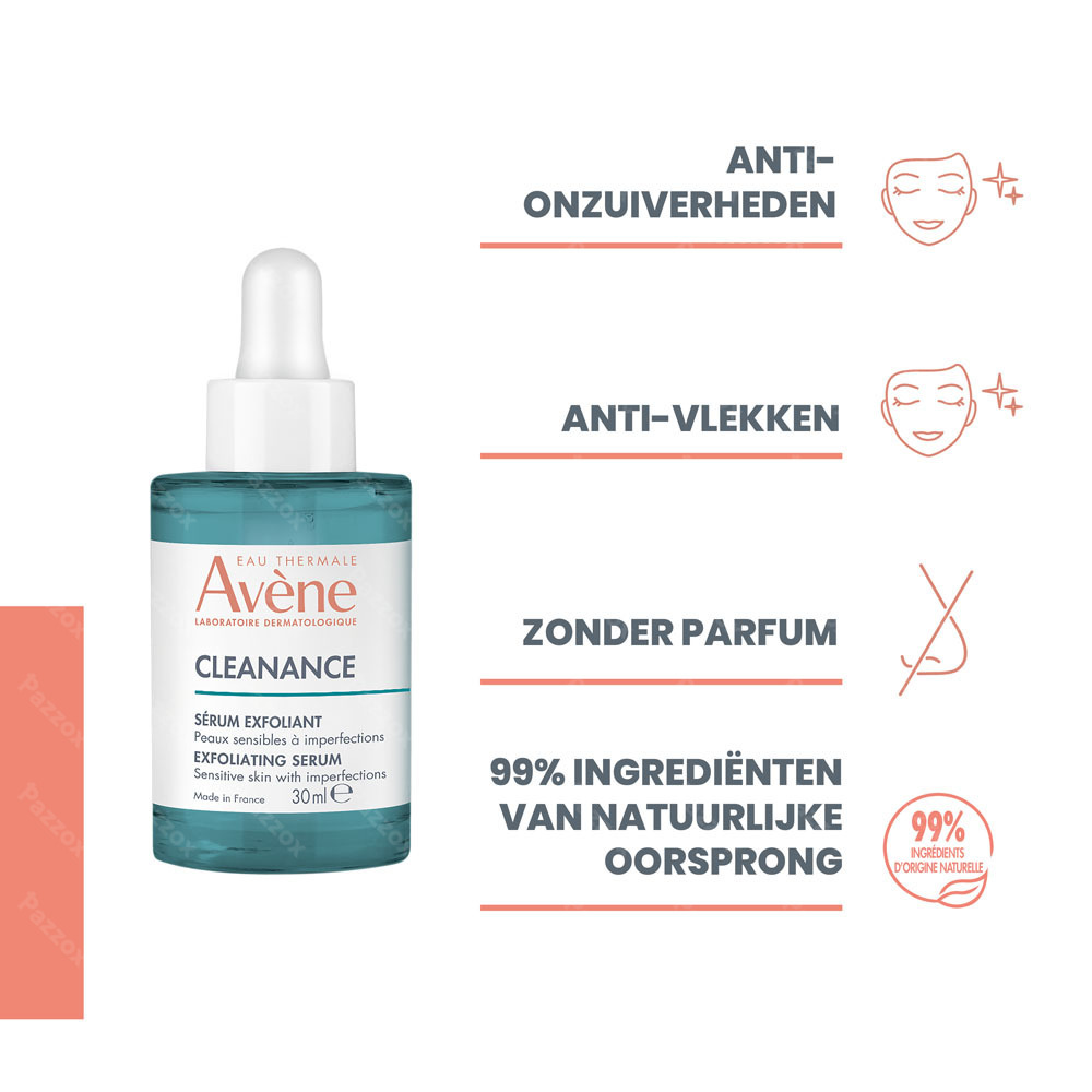 Avène Cleanance Exfoliërend Serum 30ml