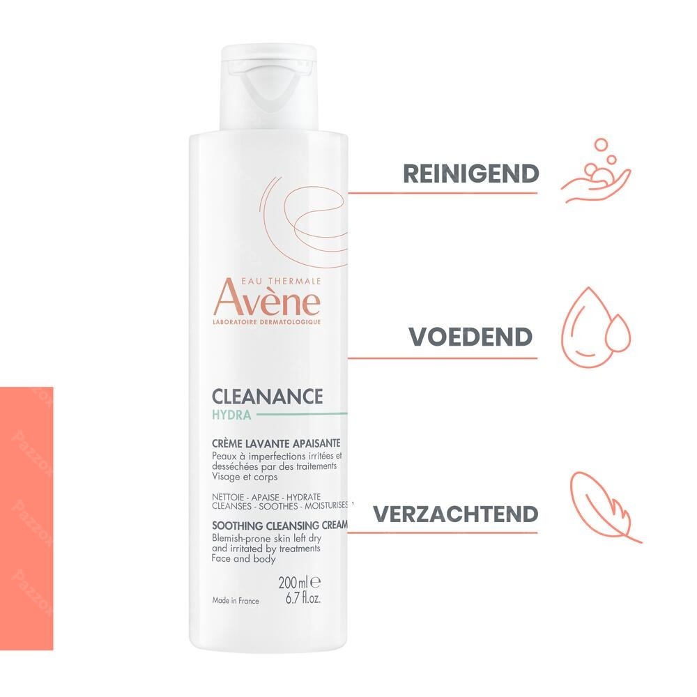Avène Cleanance Hydraterende Wascrème 200ml