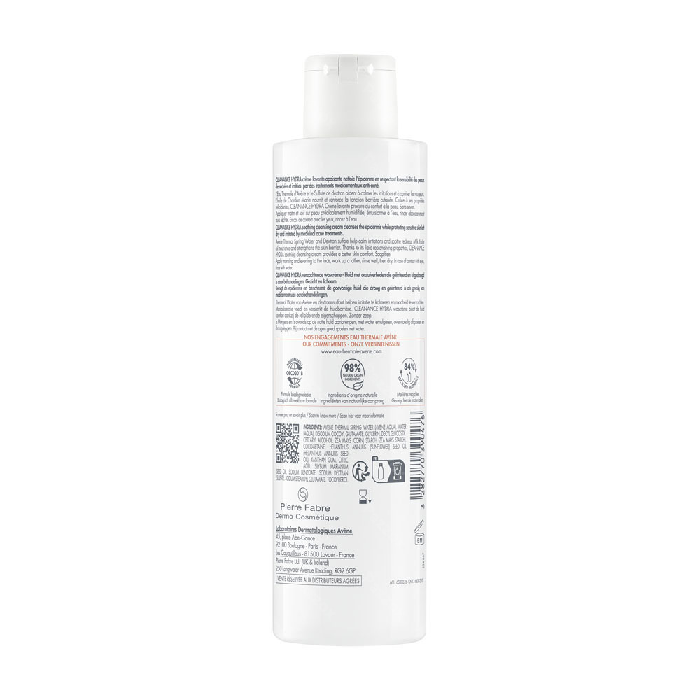 Avène Cleanance Hydraterende Wascrème 200ml