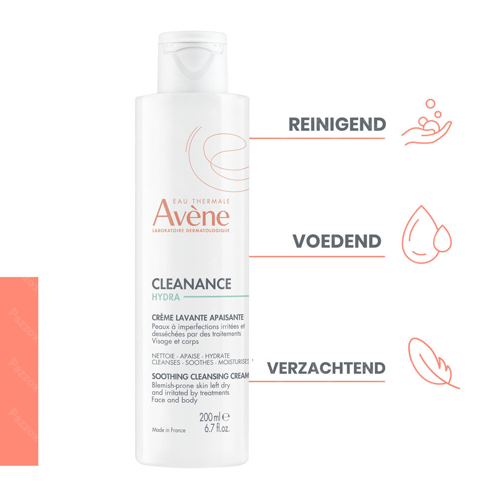 Avène Cleanance Hydraterende Wascrème 200ml