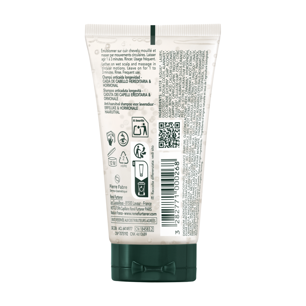 René Furterer Triphasic Anti-haaruitval Shampoo voor Levensduur, Erfelijke & hormonale haaruitval 50ml