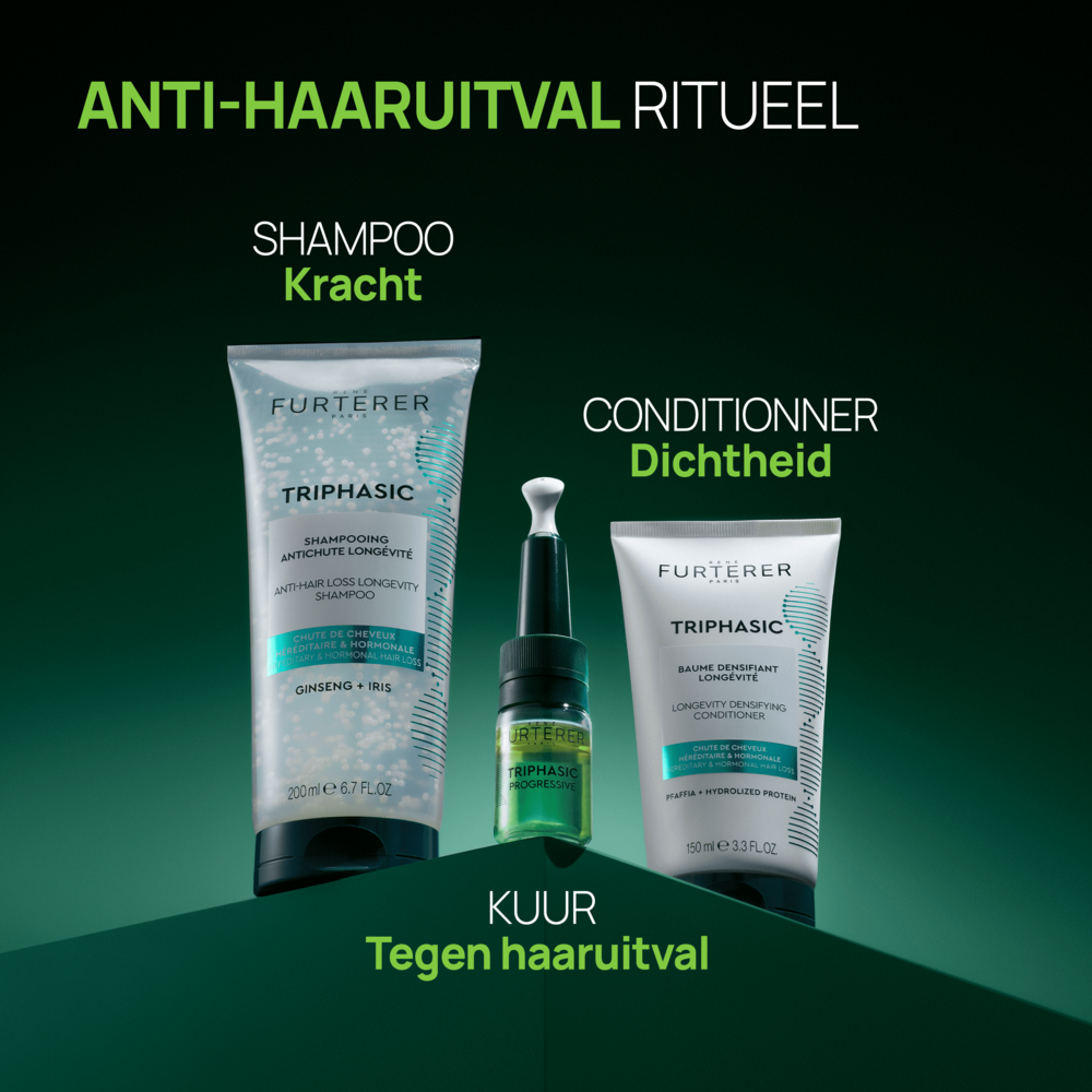 René Furterer Triphasic Anti-haaruitval Shampoo voor Levensduur, Erfelijke & hormonale haaruitval 50ml