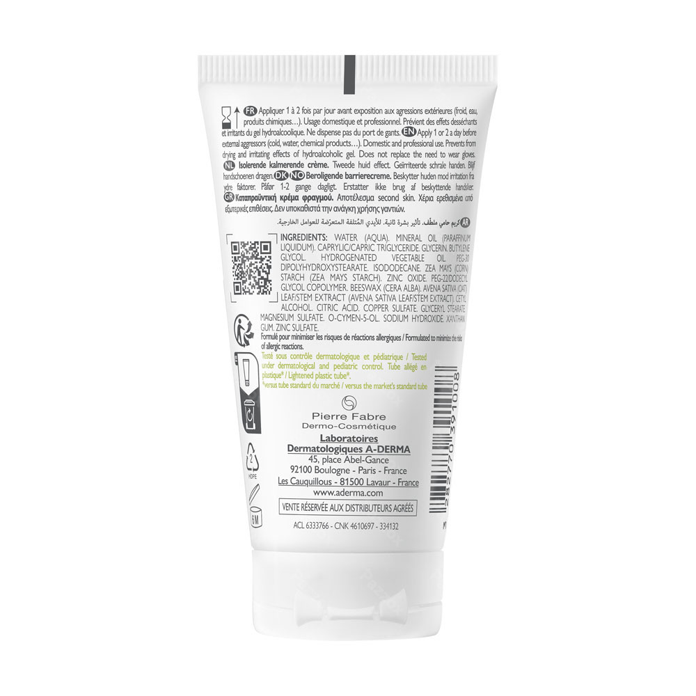 A-Derma Dermalibour + Barrier Isolerende Handcrème 50ml