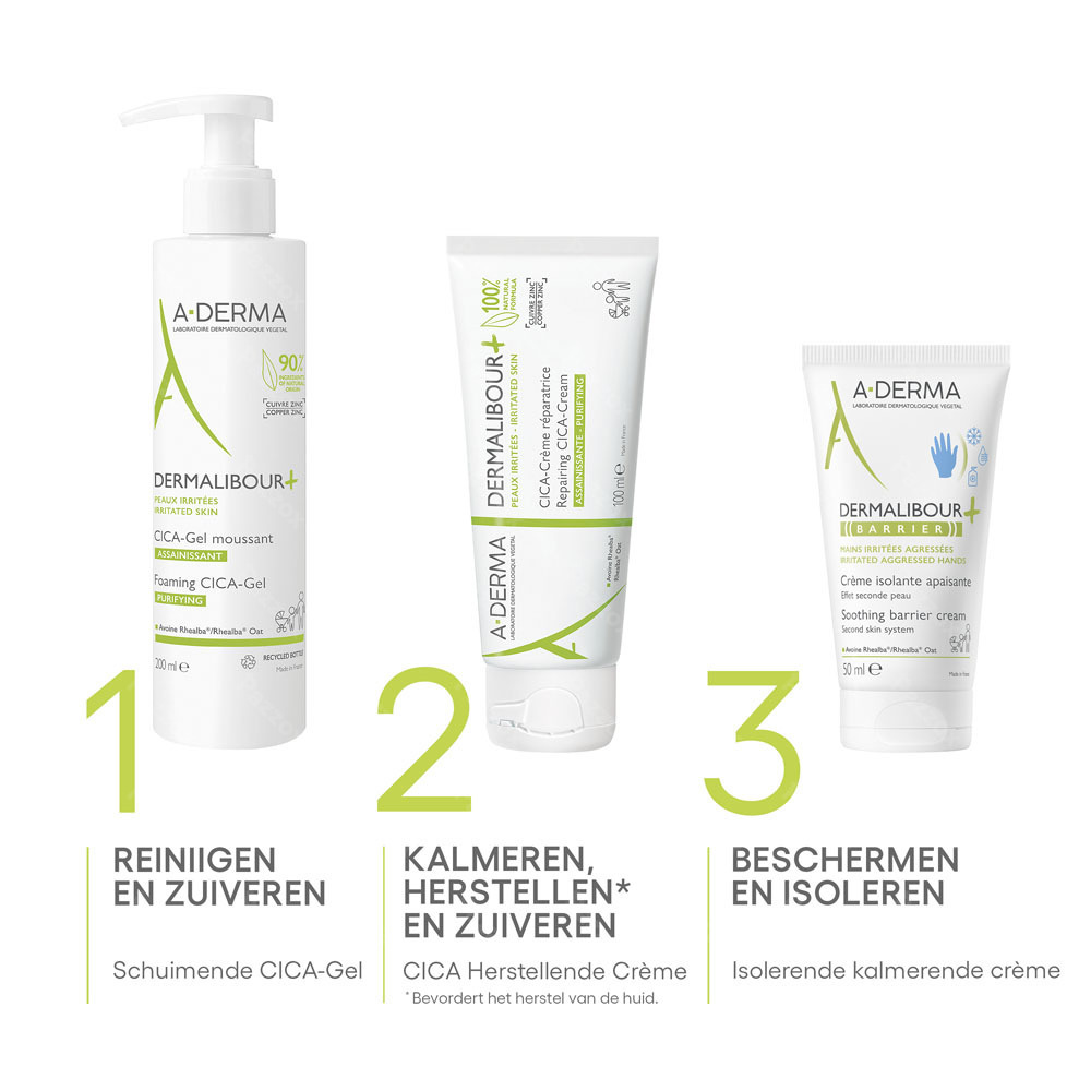 A-Derma Dermalibour + Barrier Isolerende Handcrème 50ml