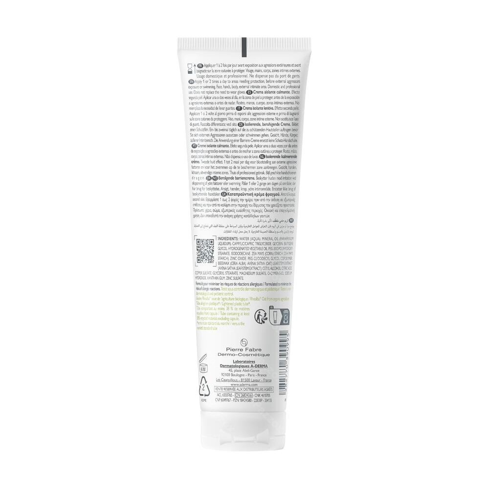 A-Derma Dermalibour + Barrier Isolerende Crème 100ml
