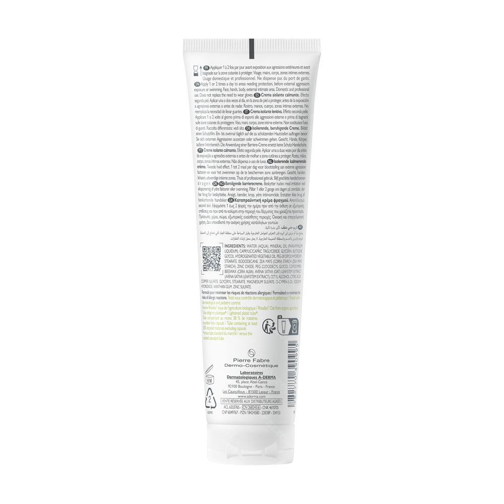 A-Derma Dermalibour + Barrier Isolerende Crème 100ml