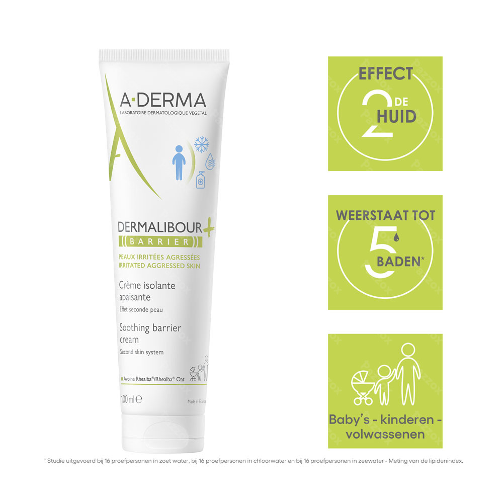 A-Derma Dermalibour + Barrier Isolerende Crème 100ml