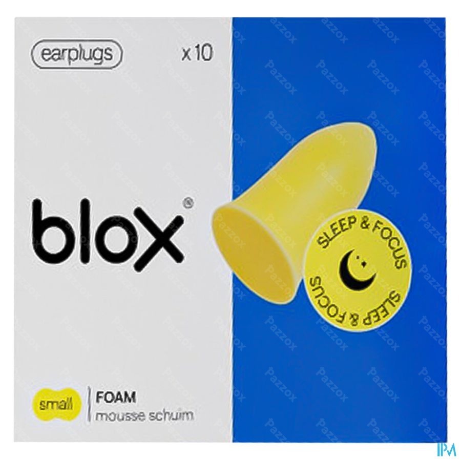 Blox Sleep Schuim Small Geel 5 Paar