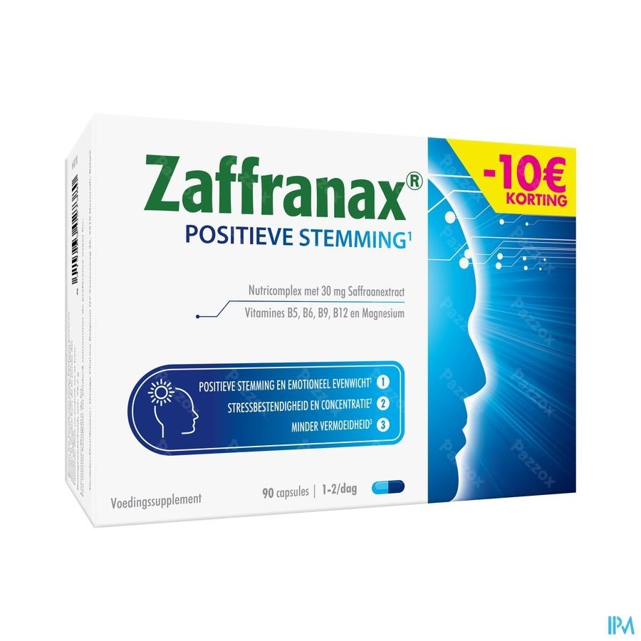 Zaffranax Positieve Stemming 90 Capsules Promo -€10