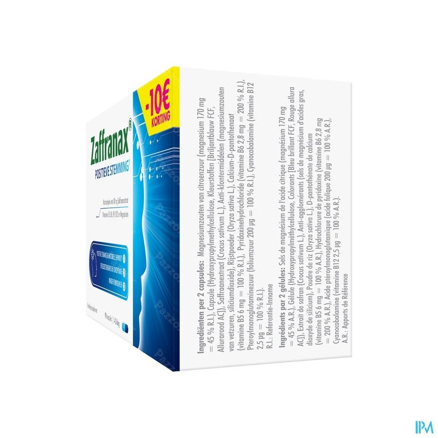 Zaffranax Positieve Stemming 90 Capsules Promo -€10